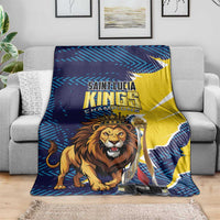 Kings Saint Lucia Champions Cricket Blanket St Lucia Glory Awaits - Wonder Print Shop