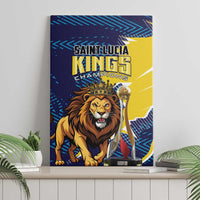 Kings Saint Lucia Champions Cricket Canvas Wall Art St Lucia Glory Awaits - Wonder Print Shop