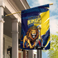 Kings Saint Lucia Champions Cricket Garden Flag St Lucia Glory Awaits - Wonder Print Shop