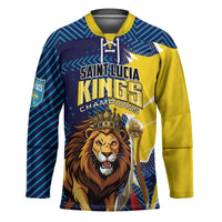 Custom Kings Saint Lucia Champions Cricket Hockey Jersey St Lucia Glory Awaits - Wonder Print Shop