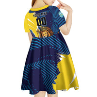 Custom Kings Saint Lucia Champions Cricket Kid Short Sleeve Dress St Lucia Glory Awaits - Wonder Print Shop