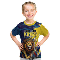Custom Kings Saint Lucia Champions Cricket Kid T Shirt St Lucia Glory Awaits - Wonder Print Shop