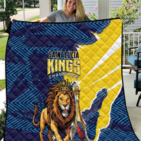 Kings Saint Lucia Champions Cricket Quilt St Lucia Glory Awaits - Wonder Print Shop