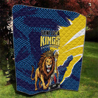 Kings Saint Lucia Champions Cricket Quilt St Lucia Glory Awaits - Wonder Print Shop