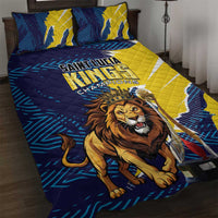 Kings Saint Lucia Champions Cricket Quilt Bed Set St Lucia Glory Awaits - Wonder Print Shop