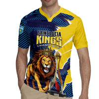 Custom Kings Saint Lucia Champions Cricket Rugby Jersey St Lucia Glory Awaits - Wonder Print Shop