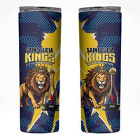 Kings Saint Lucia Champions Cricket Skinny Tumbler St Lucia Glory Awaits - Wonder Print Shop