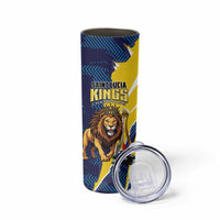 Kings Saint Lucia Champions Cricket Skinny Tumbler St Lucia Glory Awaits - Wonder Print Shop