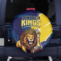 Kings Saint Lucia Champions Cricket Spare Tire Cover St Lucia Glory Awaits - Wonder Print Shop