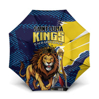 Kings Saint Lucia Champions Cricket Umbrella St Lucia Glory Awaits - Wonder Print Shop