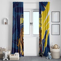 Kings Saint Lucia Champions Cricket Window Curtain St Lucia Glory Awaits - Wonder Print Shop