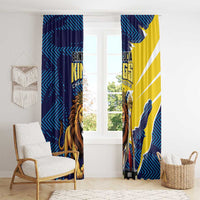Kings Saint Lucia Champions Cricket Window Curtain St Lucia Glory Awaits - Wonder Print Shop