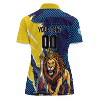 Custom Kings Saint Lucia Champions Cricket Women Polo Shirt St Lucia Glory Awaits - Wonder Print Shop