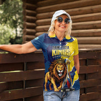 Custom Kings Saint Lucia Champions Cricket Women Polo Shirt St Lucia Glory Awaits - Wonder Print Shop