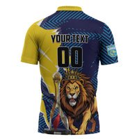 Custom Kings Saint Lucia Champions Cricket Zipper Polo Shirt St Lucia Glory Awaits - Wonder Print Shop