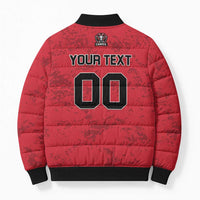 Cabros Guatemala Rugby Custom Bomber Puffer Jacket Somos Cabros Vamos Cabros - Wonder Print Shop