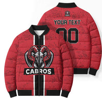 Cabros Guatemala Rugby Custom Bomber Puffer Jacket Somos Cabros Vamos Cabros - Wonder Print Shop