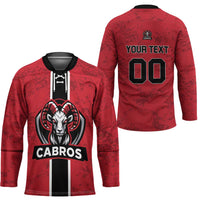 Cabros Guatemala Rugby Custom Hockey Jersey Somos Cabros Vamos Cabros - Wonder Print Shop