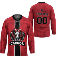 Cabros Guatemala Rugby Custom Hockey Jersey Somos Cabros Vamos Cabros - Wonder Print Shop