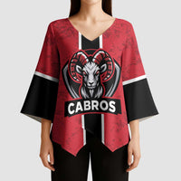 Cabros Guatemala Rugby Custom Kimono Sleeve Blouse Somos Cabros Vamos Cabros - Wonder Print Shop