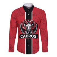Cabros Guatemala Rugby Custom Long Sleeve Button Shirt Somos Cabros Vamos Cabros - Wonder Print Shop