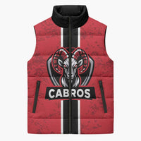 Cabros Guatemala Rugby Custom Sleeveless Puffer Jacket Somos Cabros Vamos Cabros - Wonder Print Shop