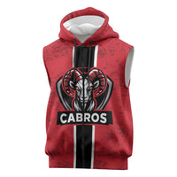 Cabros Guatemala Rugby Custom Sleeveless Zip Hoodie Somos Cabros Vamos Cabros - Wonder Print Shop