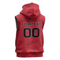 Cabros Guatemala Rugby Custom Sleeveless Zip Hoodie Somos Cabros Vamos Cabros - Wonder Print Shop