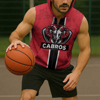 Cabros Guatemala Rugby Custom Sleeveless Zip Hoodie Somos Cabros Vamos Cabros - Wonder Print Shop