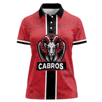 Cabros Guatemala Rugby Custom Women Polo Shirt Somos Cabros Vamos Cabros - Wonder Print Shop