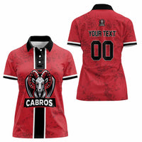 Cabros Guatemala Rugby Custom Women Polo Shirt Somos Cabros Vamos Cabros - Wonder Print Shop