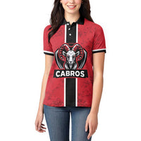 Cabros Guatemala Rugby Custom Women Polo Shirt Somos Cabros Vamos Cabros - Wonder Print Shop