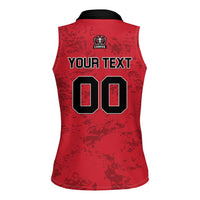 Cabros Guatemala Rugby Custom Women Sleeveless Polo Shirt Somos Cabros Vamos Cabros - Wonder Print Shop