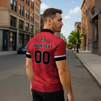 Cabros Guatemala Rugby Custom Zipper Polo Shirt Somos Cabros Vamos Cabros - Wonder Print Shop