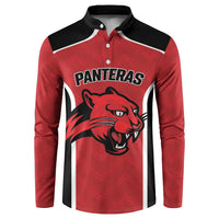 Panteras Guatemala Rugby Custom Button Sweatshirt Siempre Fuertes Siempre Panteras - Wonder Print Shop