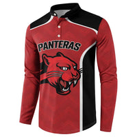 Panteras Guatemala Rugby Custom Button Sweatshirt Siempre Fuertes Siempre Panteras - Wonder Print Shop