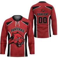 Panteras Guatemala Rugby Custom Hockey Jersey Siempre Fuertes Siempre Panteras - Wonder Print Shop