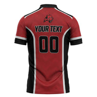 Panteras Guatemala Rugby Custom Zipper Polo Shirt Siempre Fuertes Siempre Panteras - Wonder Print Shop