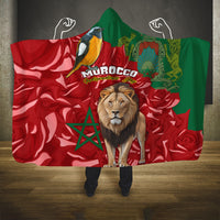 morocco-independence-day-hooded-blanket-barbary-lion-with-moussier-redstart