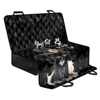 Single Day Back Car Seat Cover I Am Not Single I Have A Cat - Wonder Print Shop