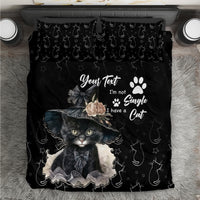 Single Day Bedding Set I Am Not Single I Have A Cat - Wonder Print Shop