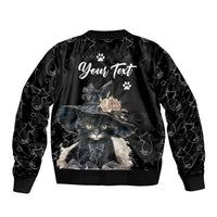 Single Day Bomber Jacket I Am Not Single I Have A Cat - Wonder Print Shop