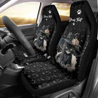 Single Day Car Seat Cover I Am Not Single I Have A Cat - Wonder Print Shop