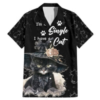 Single Day Family Matching Mermaid Dress and Hawaiian Shirt I Am Not Single I Have A Cat - Wonder Print Shop