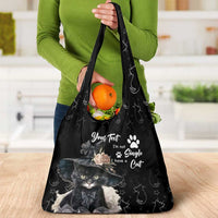 Single Day Grocery Bag I Am Not Single I Have A Cat