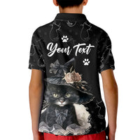 Single Day Kid Polo Shirt I Am Not Single I Have A Cat - Wonder Print Shop