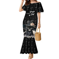 Single Day Mermaid Dress I Am Not Single I Have A Cat - Wonder Print Shop