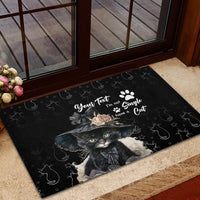 Single Day Rubber Doormat I Am Not Single I Have A Cat - Wonder Print Shop