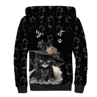 Single Day Sherpa Hoodie I Am Not Single I Have A Cat - Wonder Print Shop