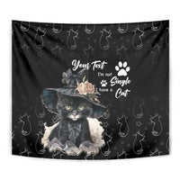 Single Day Tapestry I Am Not Single I Have A Cat - Wonder Print Shop
